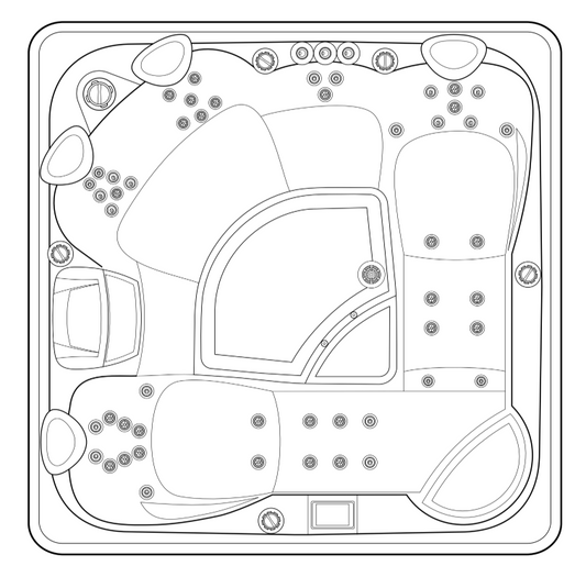 2.3m Spa (Double recliner)