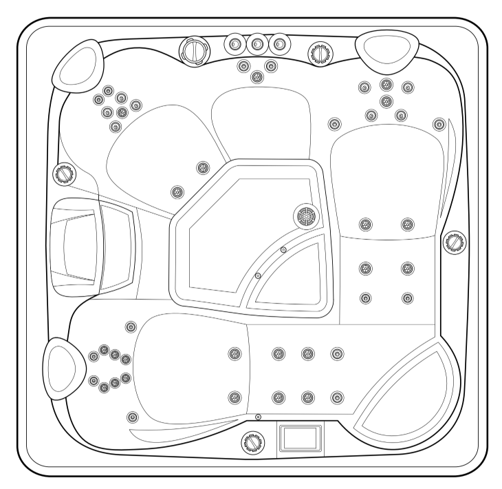 2.1m Spa (Double recliner)
