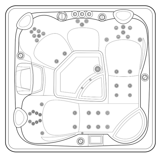 2.1m Spa (Double recliner)