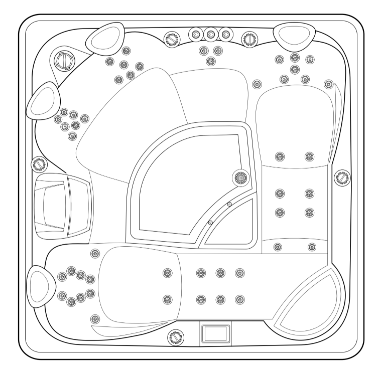 2.3m Spa (Double recliner)